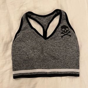 Soul cycle crop seamless bra